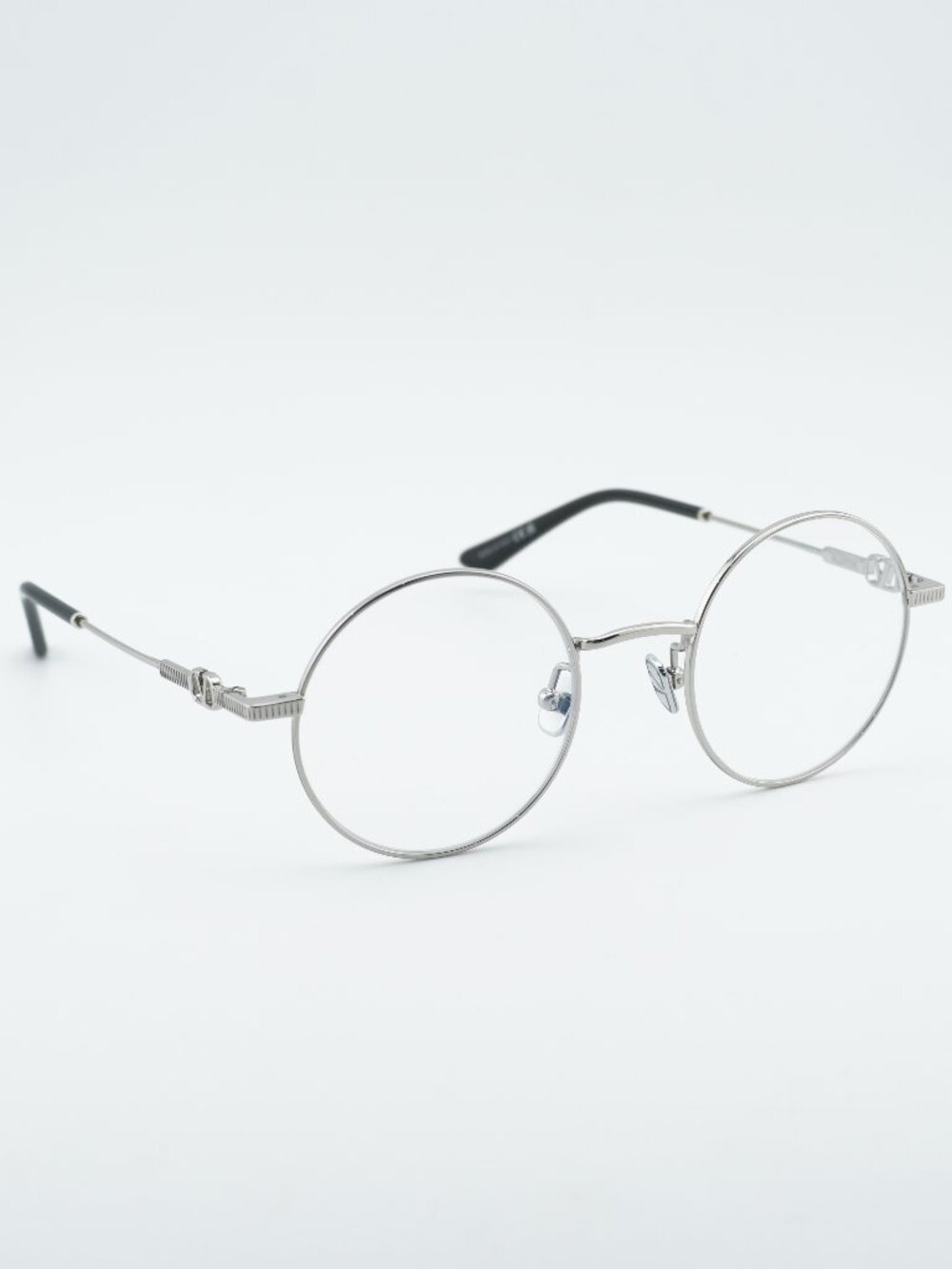 Valentino VLX-173E Eyeglasses Silver 48mm Round Frame